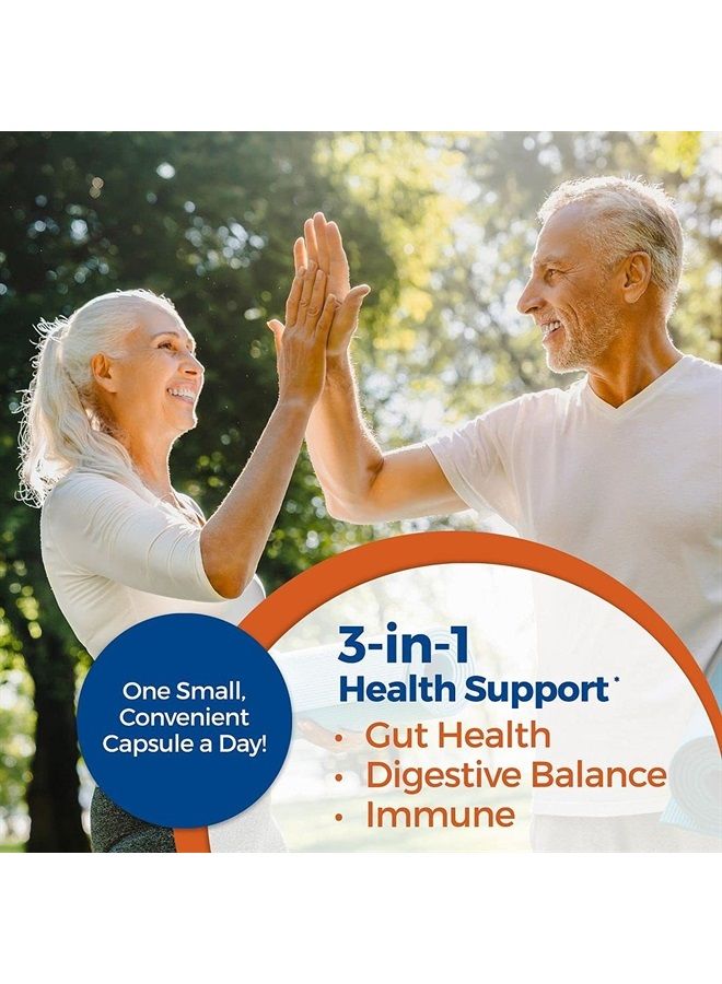 Vital Planet Vital Flora Advanced Probiotic 100 Billion Strains and Cultures, Digestive Support Probiotics for Women and Men with Organic Prebiotics 30 Capsules - Image 3