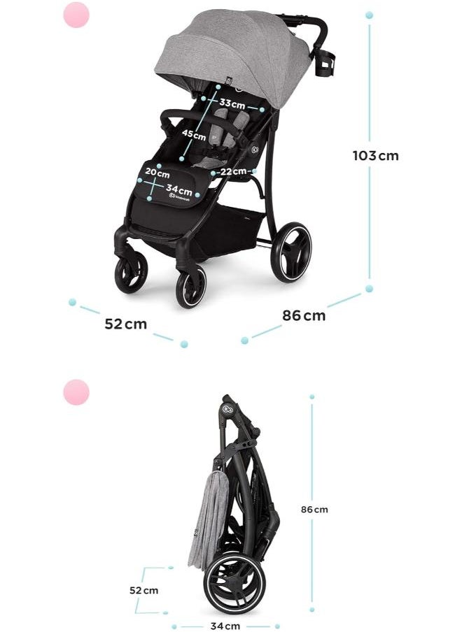 Trig Pushchair - Grey