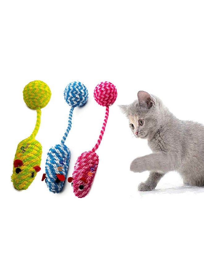 لعبة قطط إبداعية من Pet Toy Mic مصنوعة من فرو صناعي على شكل فأر صغير مزيف - قد يختلف اللون (عبوة من قطعة واحدة) - Image 3
