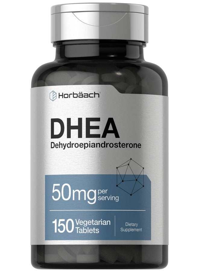 Horbäach DHEA 50mg 150 Tablets | Non-GMO, Gluten Free Supplement - Image 1