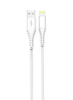 MOXOM MX-CB71 Lightning USB 1 Meter Cable White  - Image 1