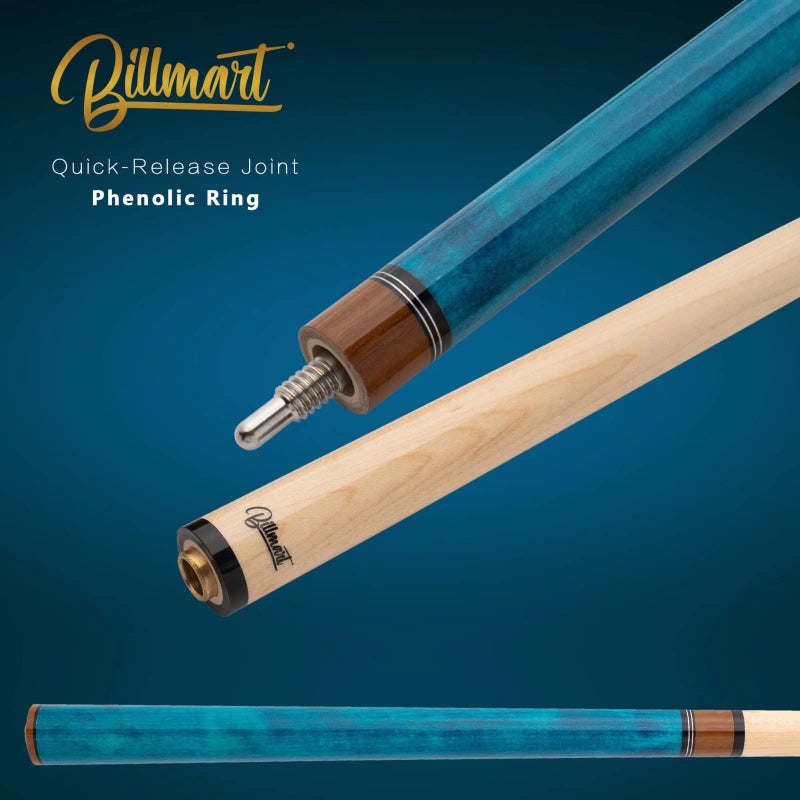 Billmart 25oz Heavy Hitter Jump Break Cue,3-Piece Jump/Break Pool Cue Stick,25-Ounce - Image 3