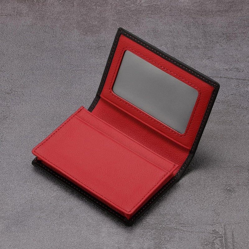 HISCOW Leather Business Card Case Holder for Men & Women, Italian Calfskin - Image 5