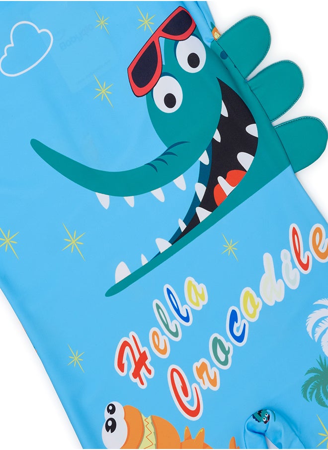 babyqlo Crocodile Fun Swimwear Set with Cap for Boys  - Image 5