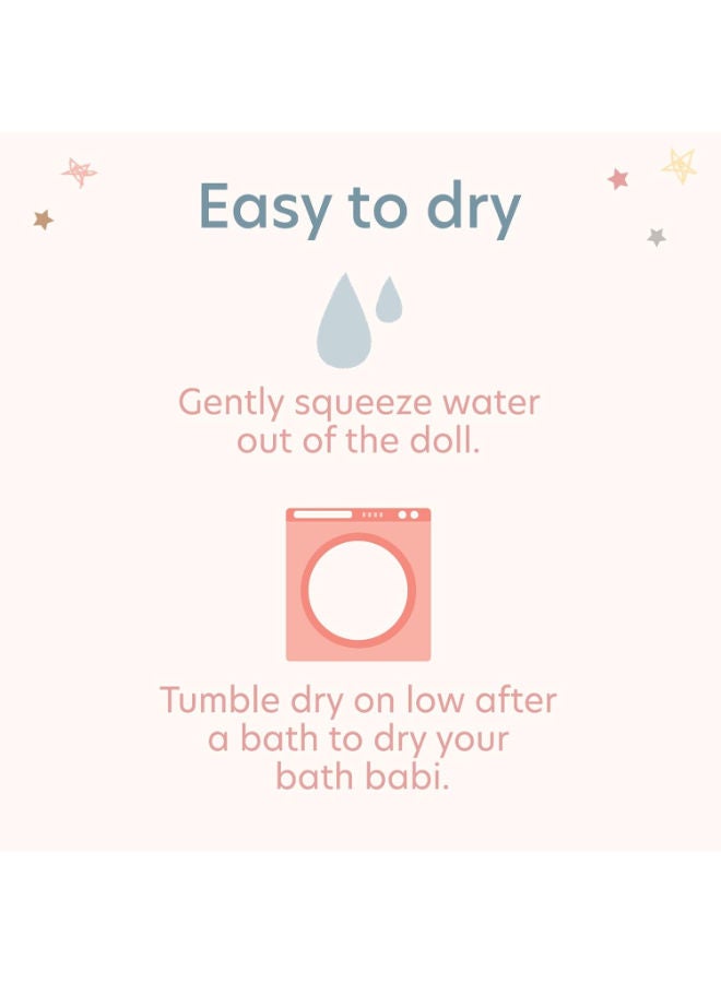 Lullababy 14-Inch Water-Safe Bath Doll - Image 4