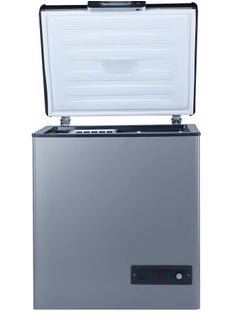 passap chest freezer 76cm, 203-liter capacity, Front Control Panel, Interior Light, stainless steel, silver ES 241  - Image 2