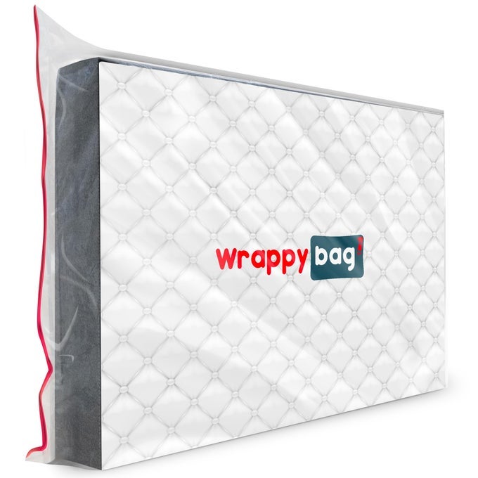 PROTECTIVE PLASTIC MATTRESS CASEMATTRESS BAG SINGLE SIZE WATERPROOF ANTITEAR STORAGE BAG FOR HOUSE MOVES STORAGE AND TRANSPORT 38 X 80