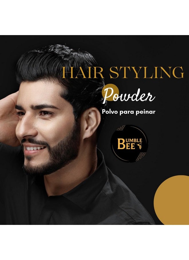 BUMBLE BEE - Hair Styling Powder Volumize And Texturize Your Hair Effortlessly Natural Matte Finish No Oil Or Greasy Residue - Image 1