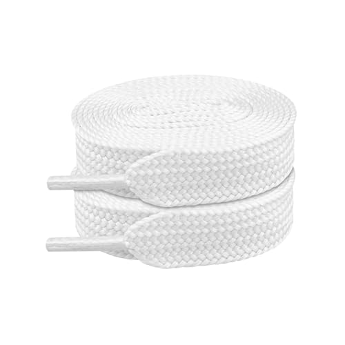 Endoto Fat Shoelaces for Adidas Campus 00s,16MM Chunky Thick Flat Wide Jumbo Shoe Laces Replacement Laces for Sneaker shoes(Color:White,Size:50Inch) - Image 2