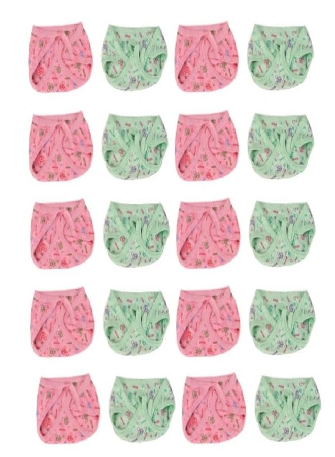 Wavva® Pure Cotton Baby Langota Nappies Cloth Diaper for 0-12 Months Pure Cotton, Super Soft, Easy to tie, Easy to Clean, and Durable to Withstand Many Wash. (20) - Image 1