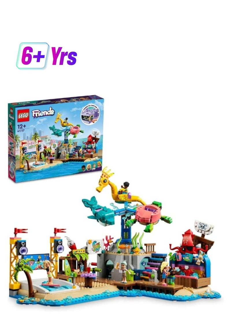 LEGO مجموعة ألعاب بناء منتزه ليجو فريندز بيتش الترفيهي 41737 (1,348 قطعة) - Image 1