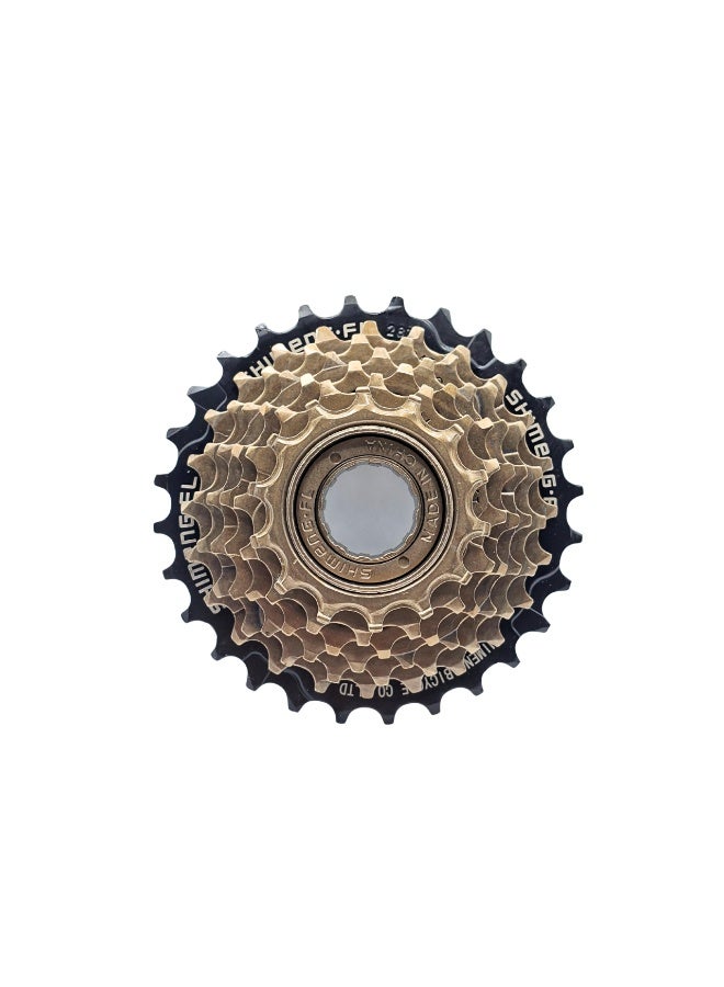 SHIMENGFU 7-Speed Bicycle Freewheel 14T–28T Steel Gear Sprocket for MTB Road Hybrid Bikes Smooth Rotation Threaded Multi-Speed Cassette - Image 3
