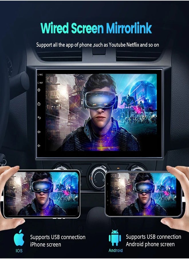 CarlinKit Wired CarPlay Dongle Android Auto for Car Radio with Android System Version 4.4.2 and Above, Install The AutoKit App in The Car System, Dongle Connect The Car's AutoKit App to get CarPlay