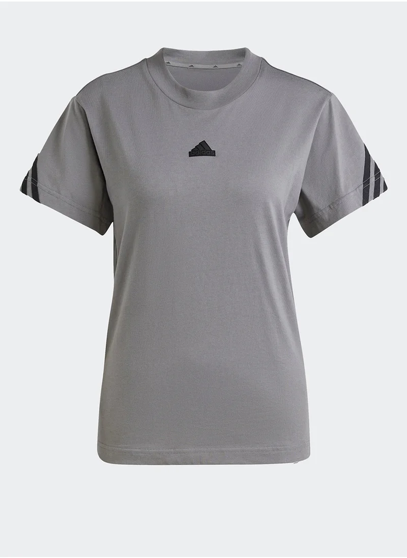 Adidas Future Icon 3 Stripe T-Shirt