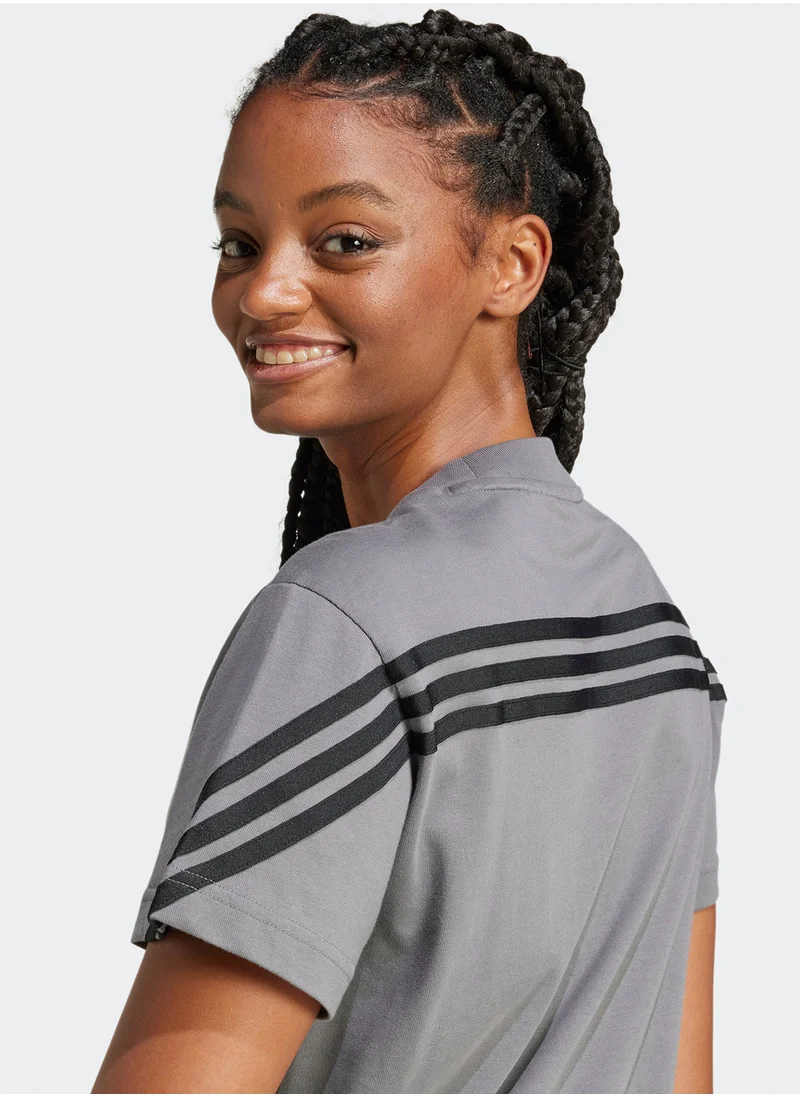Adidas Future Icon 3 Stripe T-Shirt