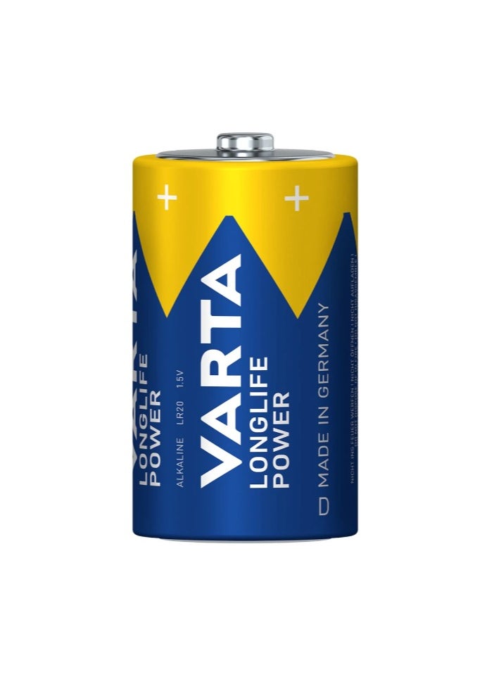 VARTA - بطارية Longlife Power مكونة من قطعتين 1.5 فولت LR20/D - Image 1