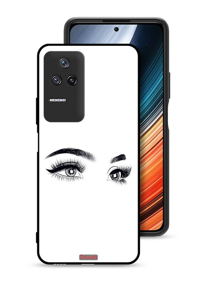 Tolwak Xiaomi Poco F4 Protective Case Cover Eyes Art - Image 1
