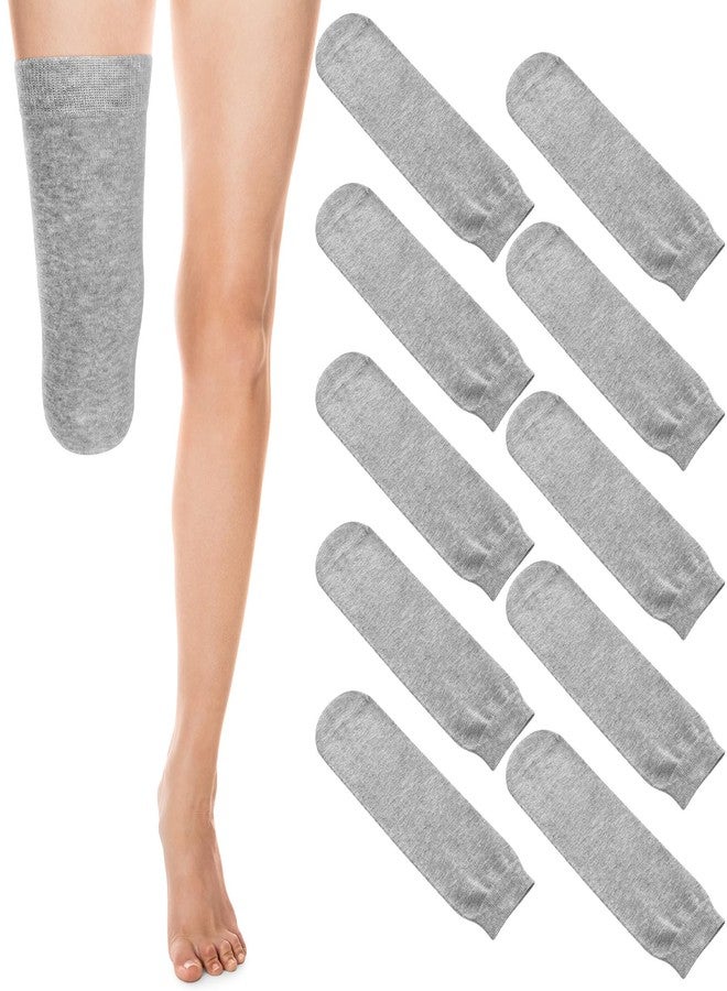 Bunnycool 10 Pcs Prosthetic Stump Shrinkers Amputee Socks Stump Shrinker Prosthetic Limb Socks for Men Women(Large,Gray Color) - Image 1