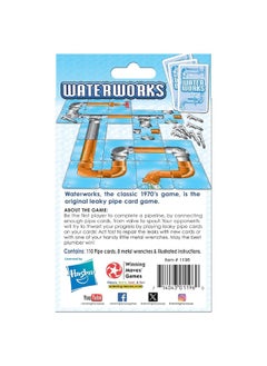 Winning Moves Winning Moves Games Classic Waterworks USA, Leaky Pipe Card Game, for 2 to 4 Players, Ages 8+  - Image 1