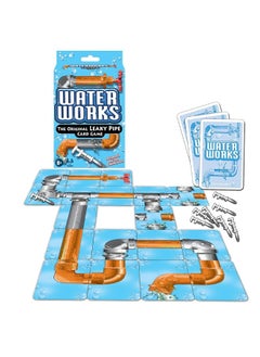 Winning Moves Winning Moves Games Classic Waterworks USA, Leaky Pipe Card Game, for 2 to 4 Players, Ages 8+  - Image 2