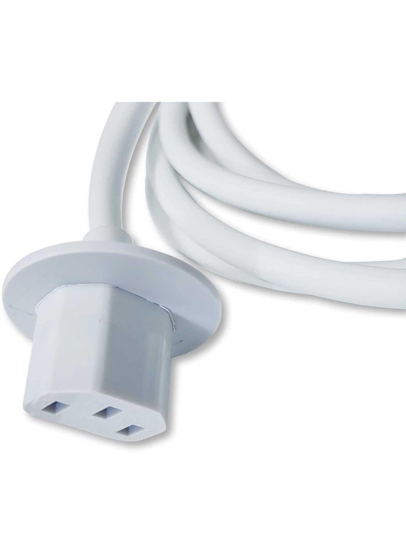 Zexen كابل طاقة مع قابس المملكة المتحدة متوافق مع iMac 17" 20" 21.5" 24" 27" G5 A1224 A1225 A1311 A1312 A1418 A1419 قطعة غيار أصلية بطول 6 أقدام لخط إمداد الطاقة 2012 أواخر-2019 - Image 2