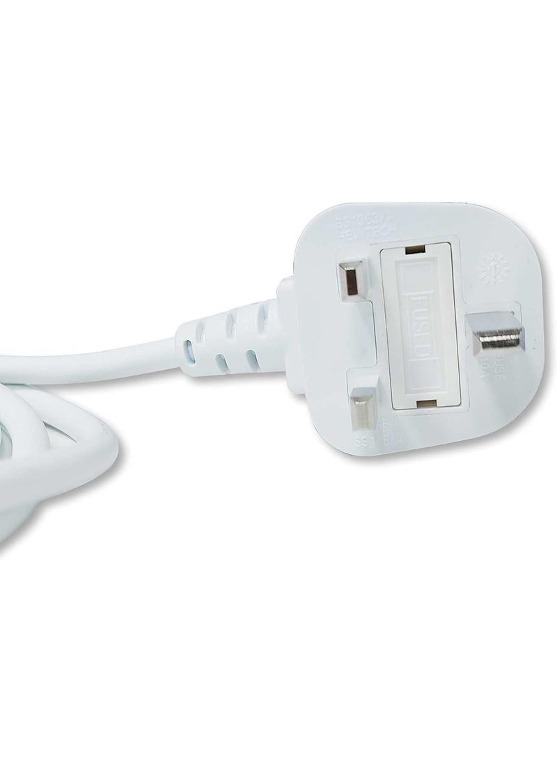 Zexen كابل طاقة مع قابس المملكة المتحدة متوافق مع iMac 17" 20" 21.5" 24" 27" G5 A1224 A1225 A1311 A1312 A1418 A1419 قطعة غيار أصلية بطول 6 أقدام لخط إمداد الطاقة 2012 أواخر-2019 - Image 5