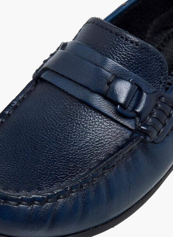 Mister Duchini Boys Leather Slip-On Moccasins - Image 4