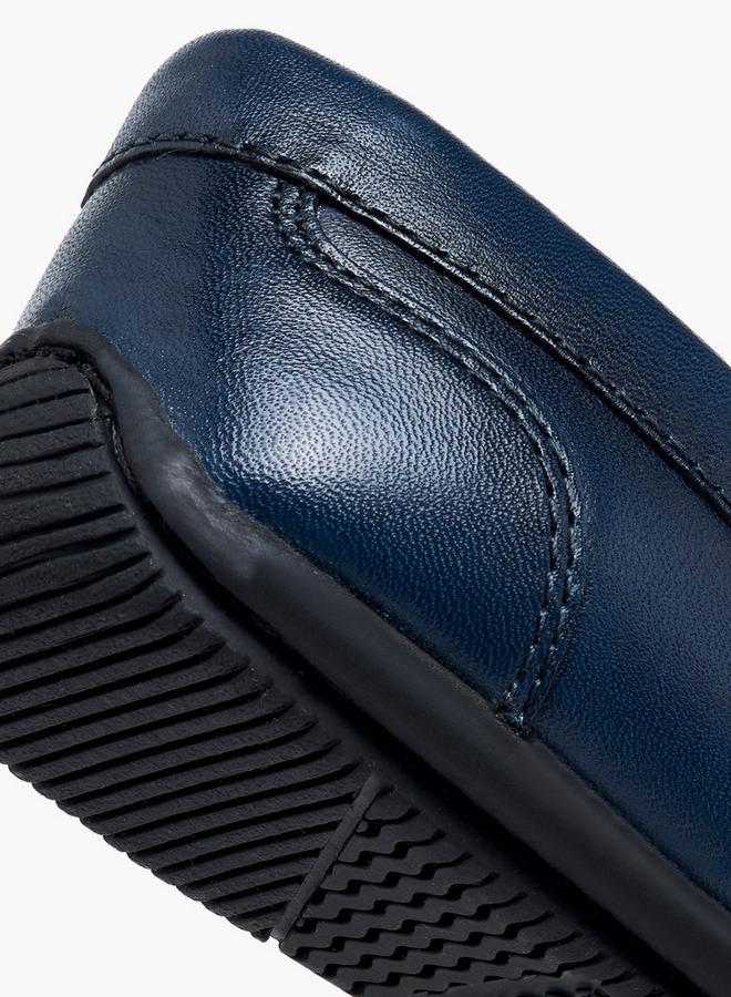 Mister Duchini Boys Leather Slip-On Moccasins - Image 5