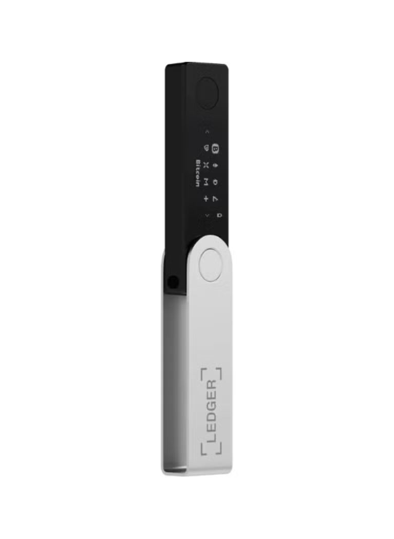 Ledger Nano X Hardware Wallet | Safest Crypto & NFT Cold Storage, Big Screen + Wireless Bluetooth & Type-C Connectivity, 5500+ Assets & Coins Supported, for iOS & Android, MacOS & Windows - Black - Image 1
