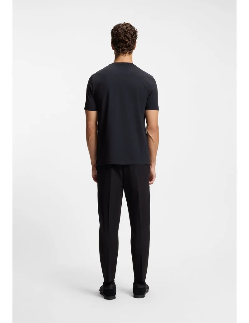 بوس عبوتان من تيشيرتات قطنية مطاطية بقصة عادية