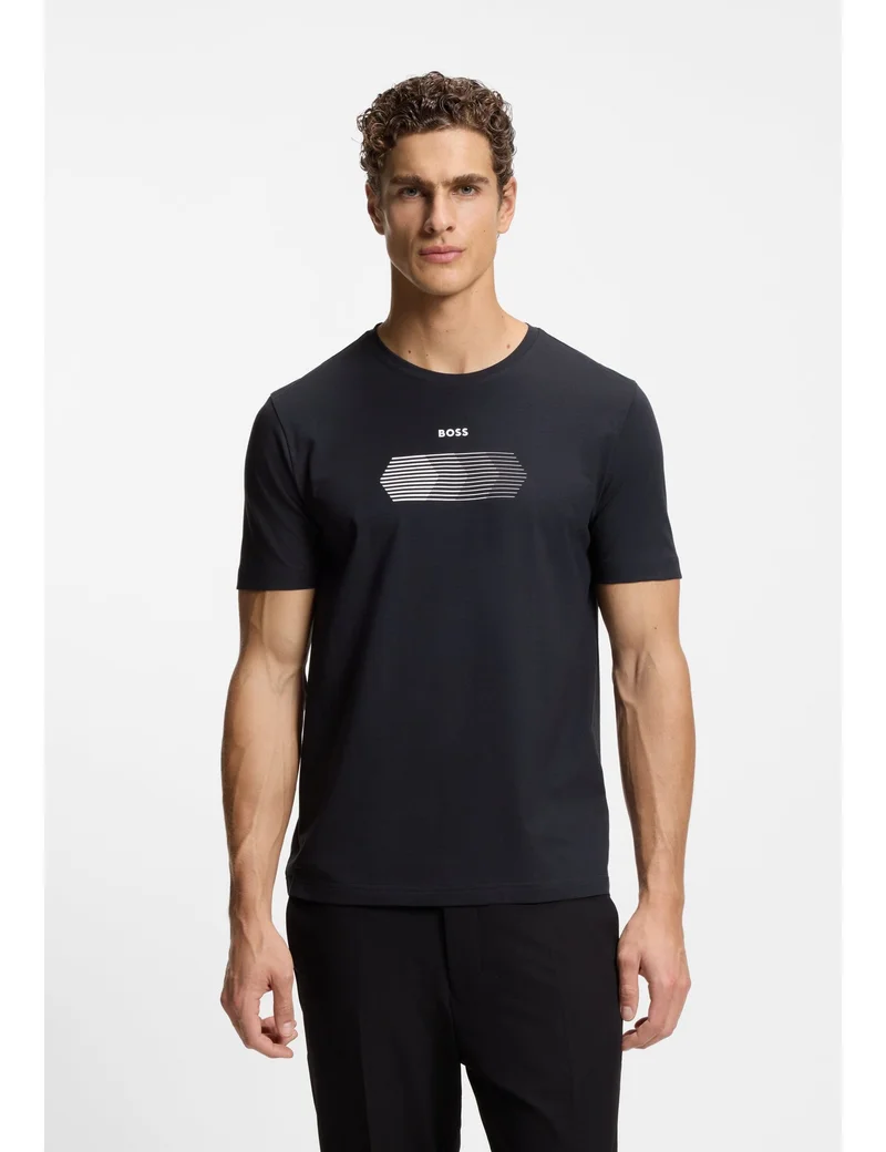 BOSS Two-pack of regular-fit T-shirts in stretch cotton