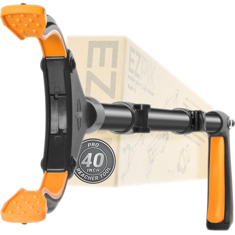 EZPIK Pro 40" Extended Grabber Reacher Tool for Elderly, Trash Hand Grabber Pickup Sticks for Seniors, Foldable Gripper Claw Pickup Tool, Hand Extension Magnetic Folding Tongs - Image 1