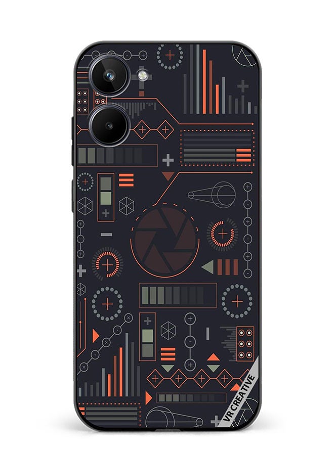 VR CREATIVE Protective Case Cover For Realme 10 Multicolur Design Multicolour - Image 1