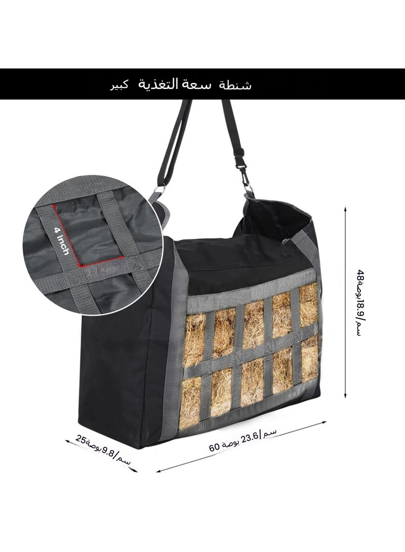 general Horse Hay Weed Storage Bag Oxford Cloth Weary Dead Grass Bag Hay Bag Pet Thatch Bag  - Image 4