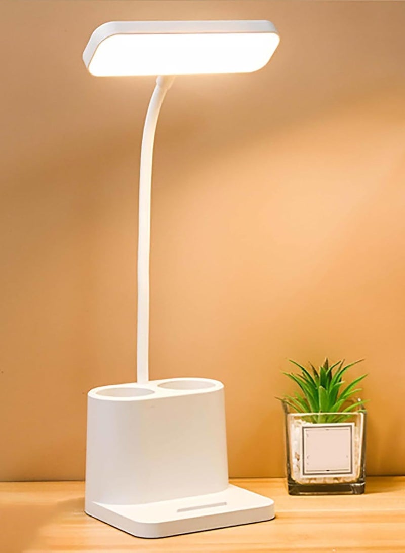 DIOTTI Adjustable Gooseneck Reading Lamp with Pen Holder - Image 2