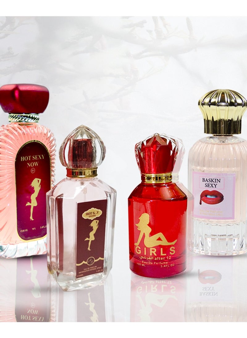 FRAGRANCE SECRET Presentation of a group of 4 special and nice pheromone perfumes 
