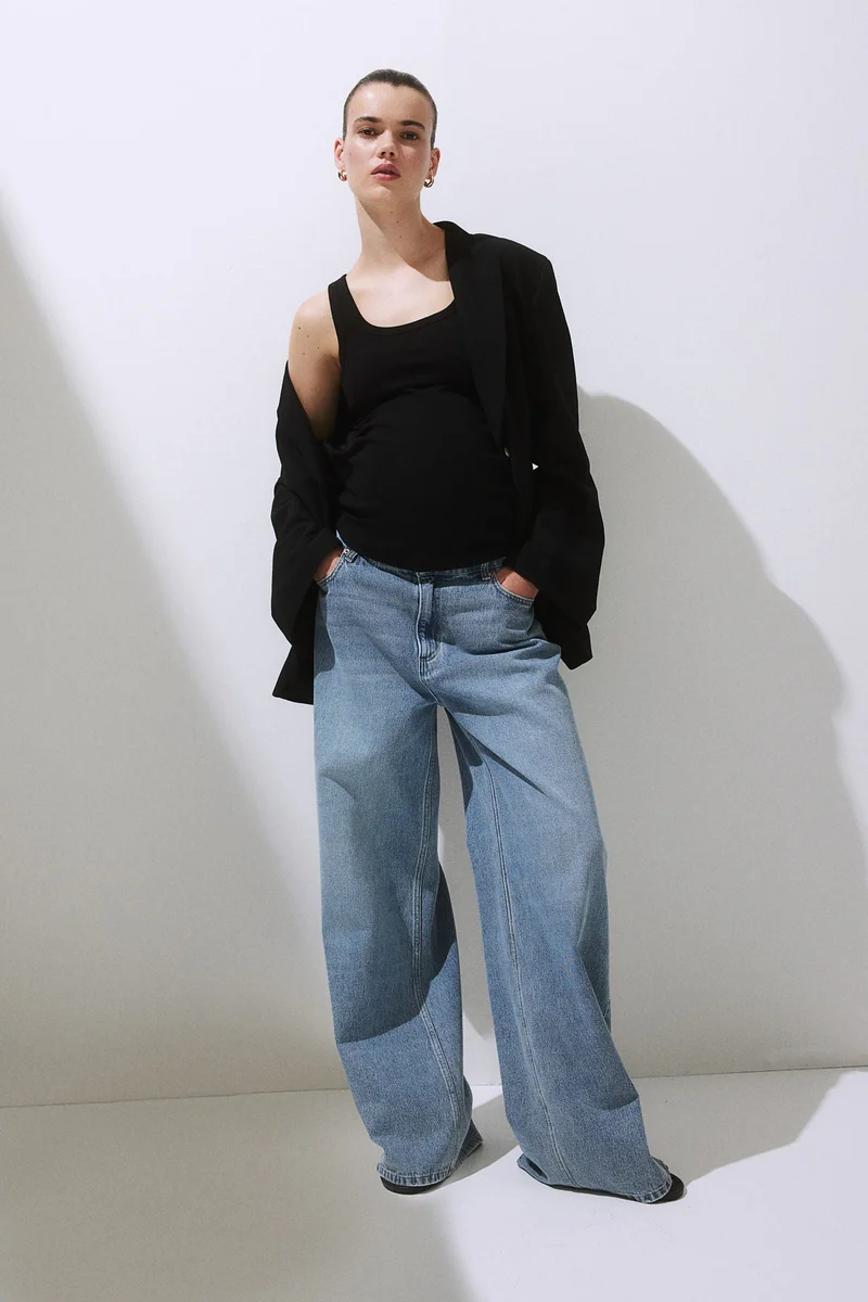 اتش اند ام MAMA Ribbed vest top