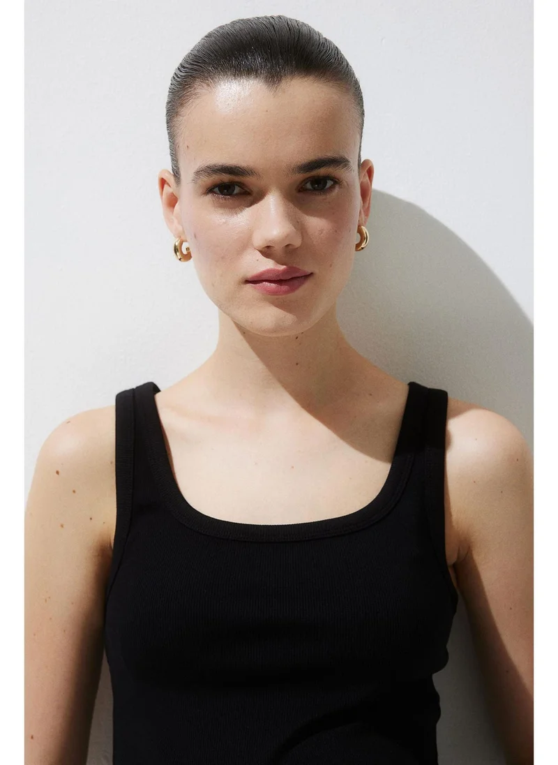 اتش اند ام MAMA Ribbed vest top