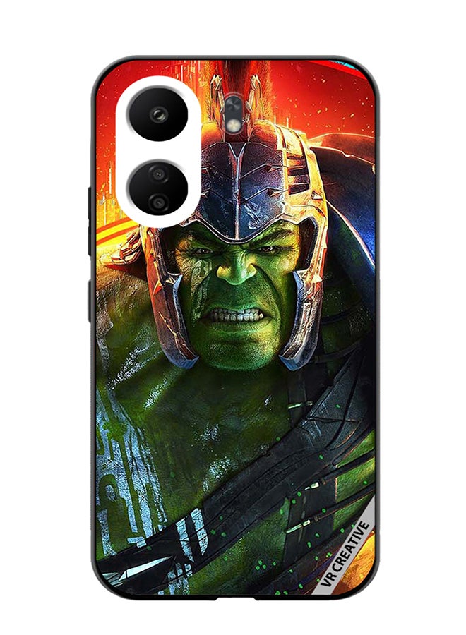 VR CREATIVE Protective Case Cover For Xiaomi Redmi 13C Hulk Design Multicolour - Image 1