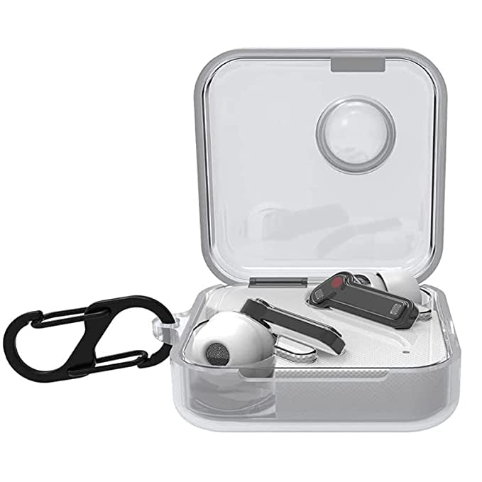 NAFA Front & Back Cover with 360° Full Protection Dustproof Shockproof Case Cover Compatible with Nothing Ear 1- Transparent Silicon Case Cover (Earbuds is Not Included) - Image 2
