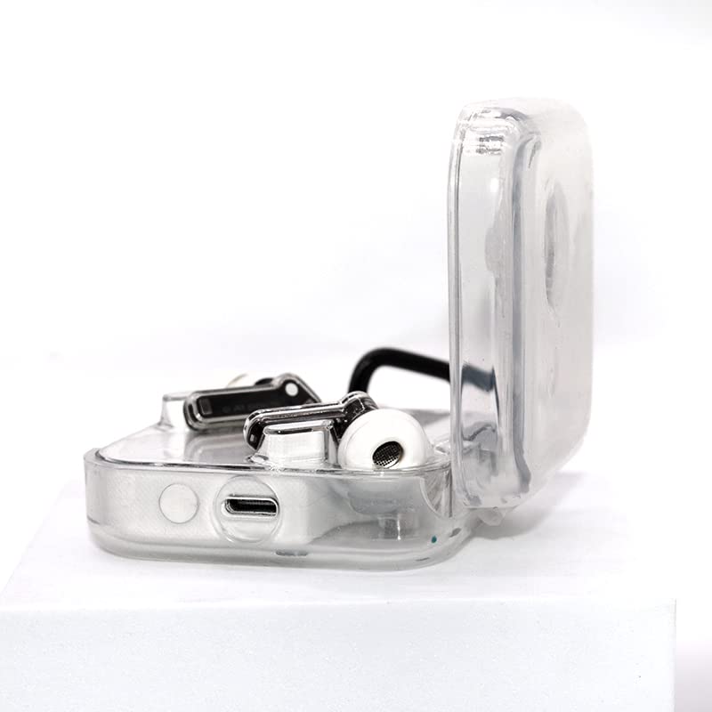 NAFA Front & Back Cover with 360° Full Protection Dustproof Shockproof Case Cover Compatible with Nothing Ear 1- Transparent Silicon Case Cover (Earbuds is Not Included) - Image 3