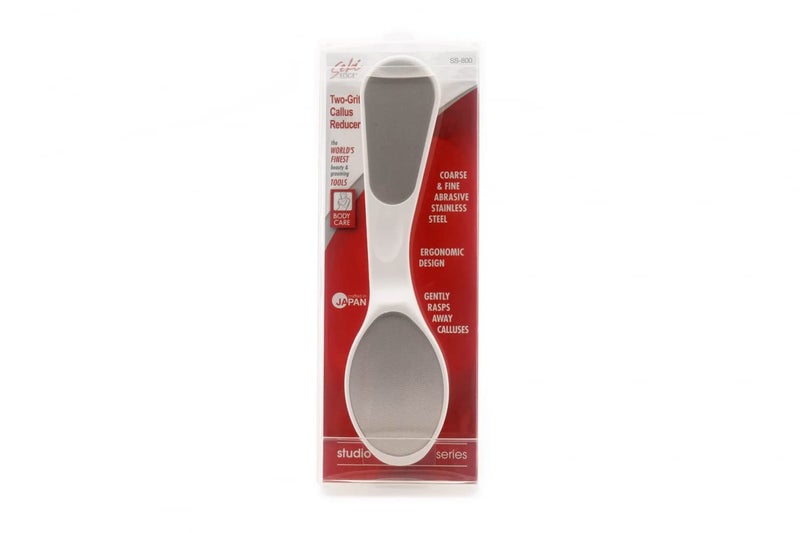 Seki Edge Callus Reducer - (SS-800) - Coarse & Fine Stainless Steel Abrasive Metal Foot File Gently Rasps Away Calluses, Corns & Dead Skin - Made in Japan - Image 5