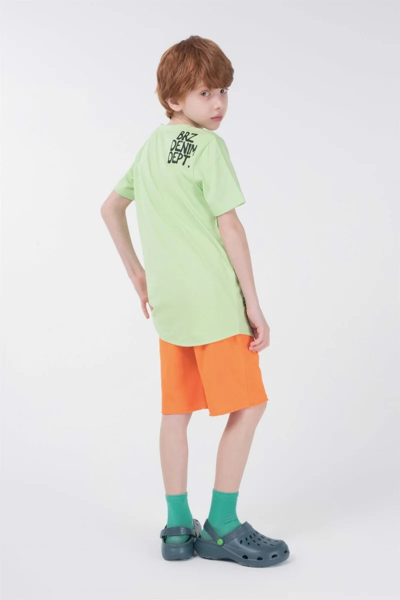 BRZ Collection Printed Boy Short Sleeve T-Shirt