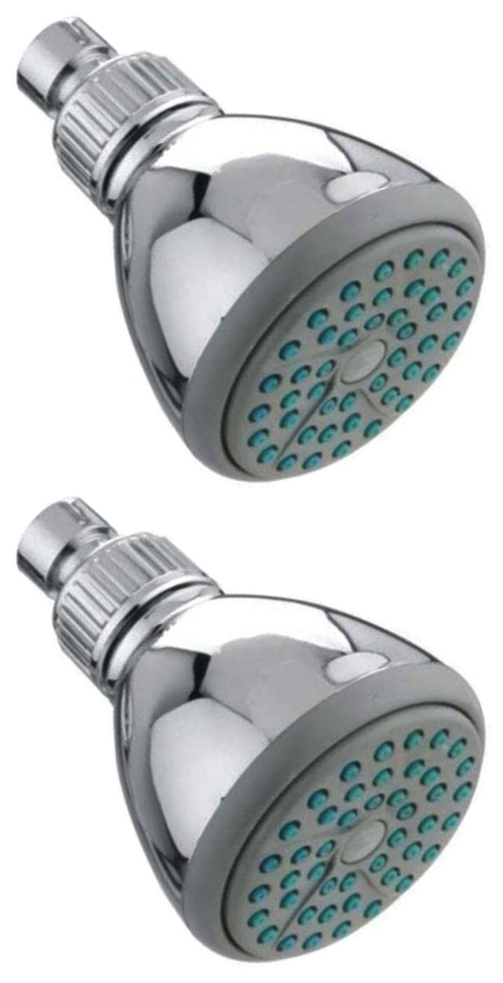 DRIZZLE Oval Overhead Shower Without Arm - Set of 2 Pieces - Image 2