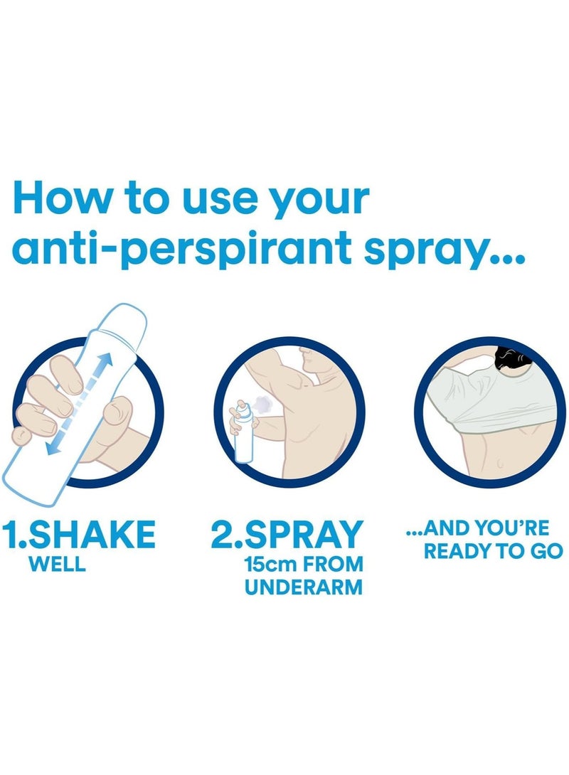 Dove Men + Care Extra Fresh 48H Powerful Protection Spray 2 x 250ml - Image 4