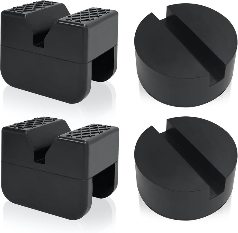 TONDA Universal Rubber Jack Pads - Slotted Adapter for Jack Stands and Floor Jacks - Image 1