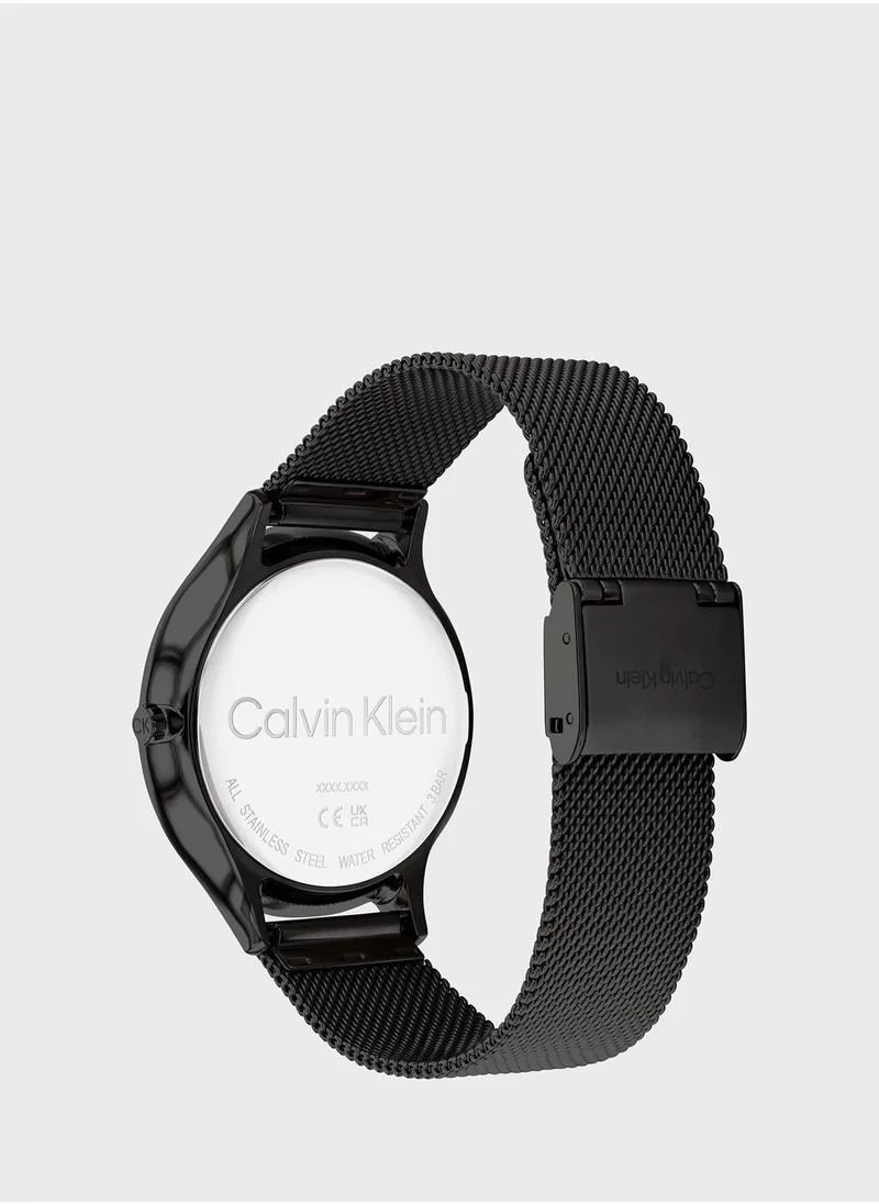 CALVIN KLEIN Timeless Mesh Analog Watch