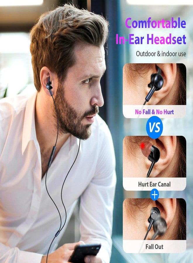 APETOO Wired Ear Buds Running USB-C Headphone w/Anti Fall/Hurt Wingtips for Outdoor/Indoor, Hands-Free Call, Pure Stereo Bass, Noise Isolating in-Ear Earbuds for iPhone 17 16/iPad/Galaxy S25/Android - Image 5