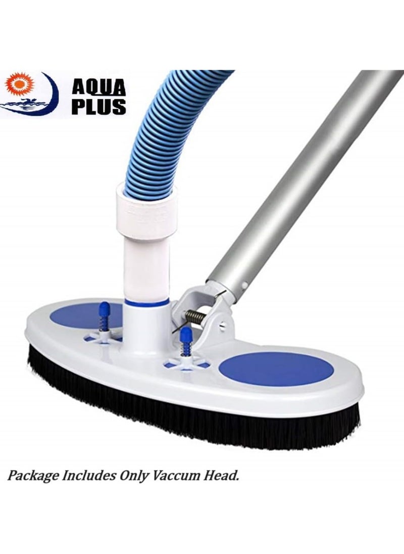 Aqua Plus - 13.5" Pool Vacuum Head with Air Relief Valve. Aqua Plus Vacuum Cleaning Tool for Liner Pools - Image 1