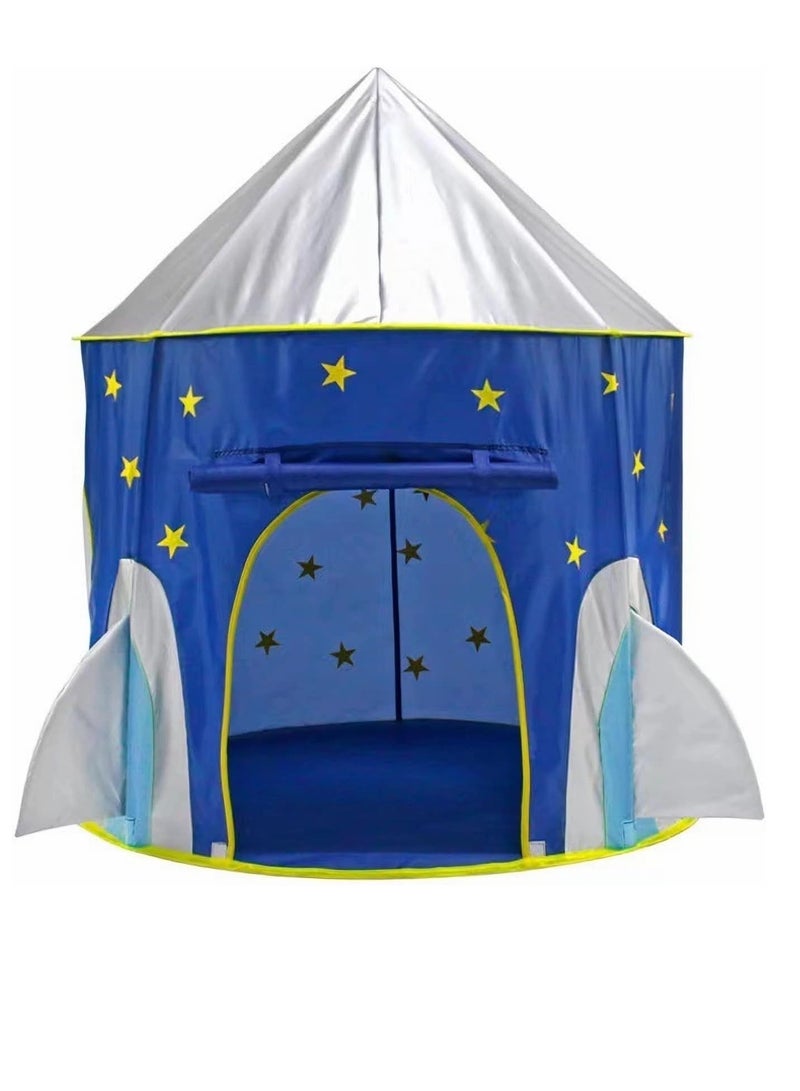 Gonice Kid Play Tent Baby Playpen, Foldable Baby Kids Playpen Activity Center Room, Baby Furniture Play Yard with Basketball Hoop, Sturdy Playpen with Anti-Slip Base (Blue)  - Image 2